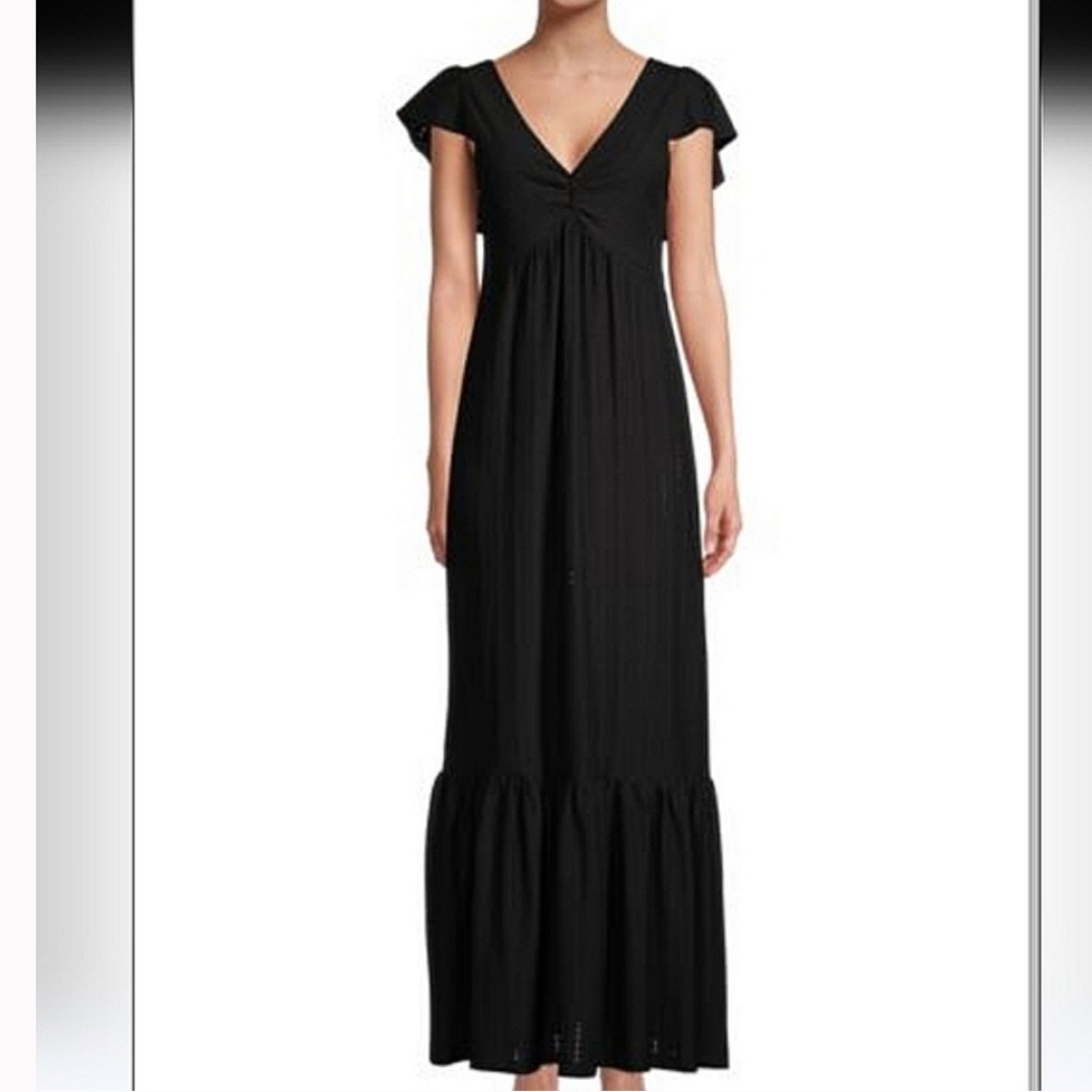 • Betsey Johnson • Women’s Black Maxi Dress Size Medium